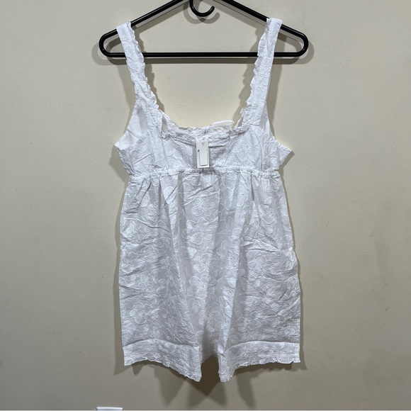 NWT Aerie Off-Duty Embroidered Cotton Nightie
Size M white pjs dress - Picture 6 of 11